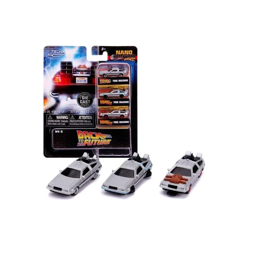 Jada Toys Nano Hollywood Rides Back To The Future NV-5 Die-Cast Collectible Cars