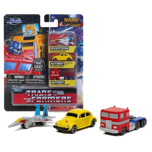 Jada Toys Nano Hollywood Rides Transformers NV-4 Die-Cast Collectible Vehicles