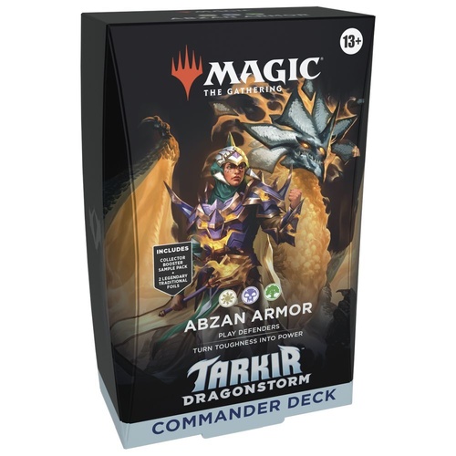 Magic The Gathering - Tarkir Dragonstorm ABZAN ARMOR Commander Deck