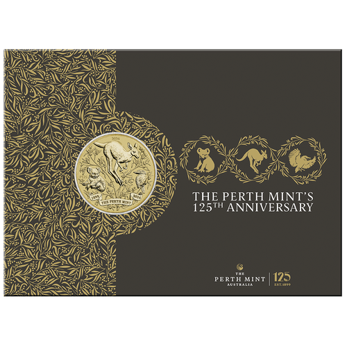 2024 $1 Carded 125th Anniversary UNC Coin Perth Mint Aus