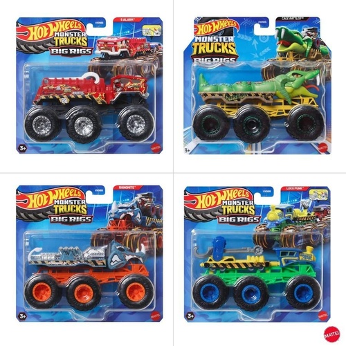 Hot Wheels Monster Trucks Big Rigs - Assorted Randomly selected