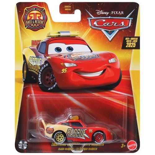 Disney Pixar Cars Diecast Singles 1:55 - Race & Rescue - Lightning McQueen DXV29