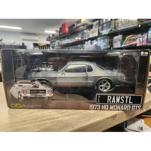 Raw Chase DDA Greenlight 1973 HQ Monaro GTS "RAWSTL" 1:24 Scale Diecast DDA206-R