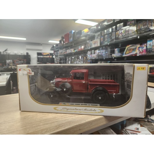 Signature Models 1931 Ford Model A Pickup 1/18 Red