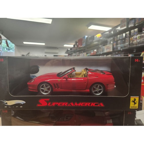 1:18 Hot Wheels Elite Ferrari Superamerica RED Rosso Corsa Hotwheels ELITE