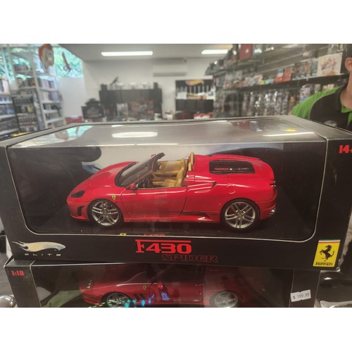 Hot Wheels Elite 1/18 - Ferrari F430 Spider Red
