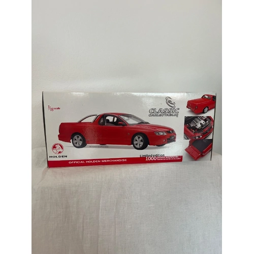 2002 series 1 Holden VY SS Ute (Redhot) 1/18 Classic Carlectables only 1000 made