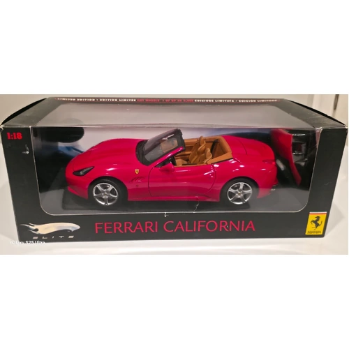 1:18 Hot Wheels Elite Ferrari California in Red N2042