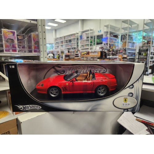 HOT WHEELS FERRARI 550 BARCHETTA PININFARINA 29441 1/18