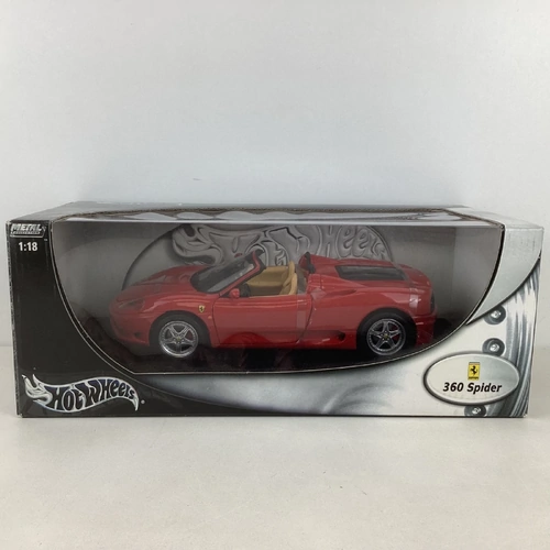 Hot Wheels Metal Collection 1:18 Scale Ferrari 360 Spider Model Car (T6) S#561