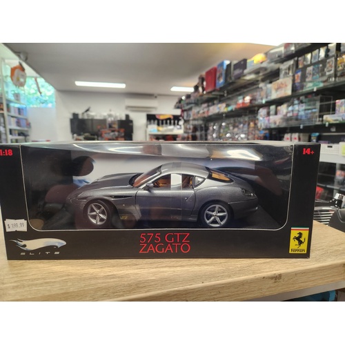 Hot Wheels Elite - Ferrari 575 GTZ Zagato - 1:18 Scale - Limited Edition