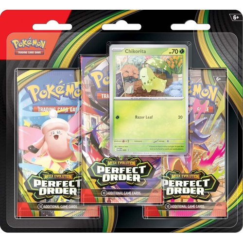 Pokémon TCG: Mega Evolution—Perfect Order 3-Booster Blister