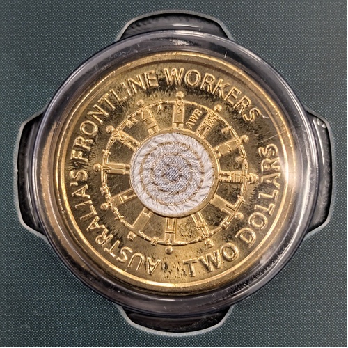 $2 2023 Frontline Workers 35th Anniversary NEW Un-Circulated Coloured AUS TWO DOLLAR Coin