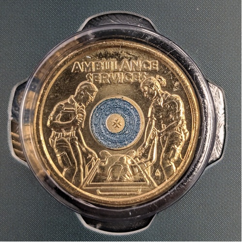 $2 2023 Ambulance Services 35th Anniversary NEW Un-Circulated Coloured AUS TWO DOLLAR Coin