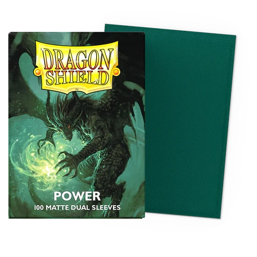 Dragon Shield Sleeves - POWER DUAL MATTE Sleeves 100 count