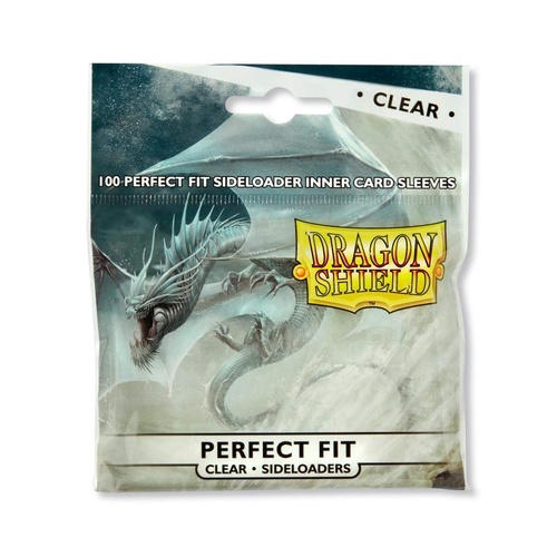 Dragon Shield Sleeves - CLEAR Perfect Fit Sideloader Inner Sleeves 100 count