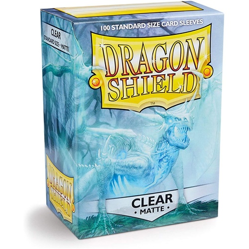 Dragon Shield Sleeves - CLEAR MATTE Outer Sleeve 100 count