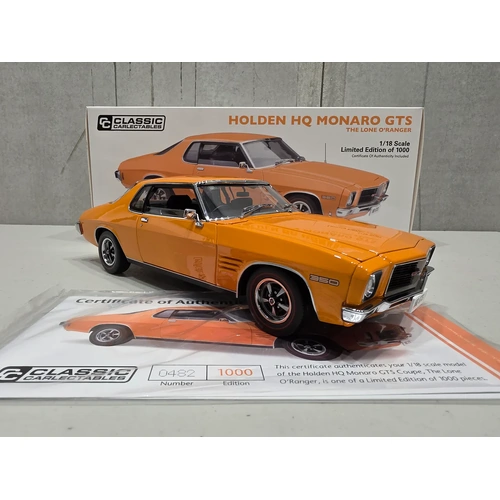 Holden HQ Monaro 350 GTS - The Lone O’Ranger - 1972 - 1:18 Scale Diecast Model 18848