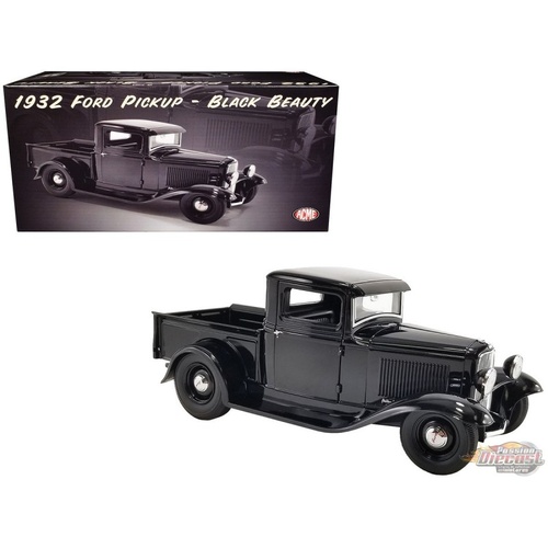 ACME DIECAST 1:18 Scale 1932 Ford Pickup Black Beauty Diecast Model /468