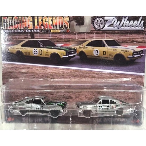 Oz Wheels Racing Legends Twin RAW CHASE Monaro 25D HK and 13D HK