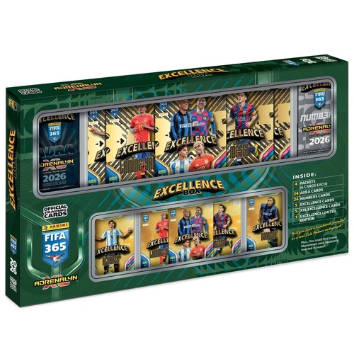 Panini FIFA 365 Adrenalyn XL 2026 Soccer - Excellence Box