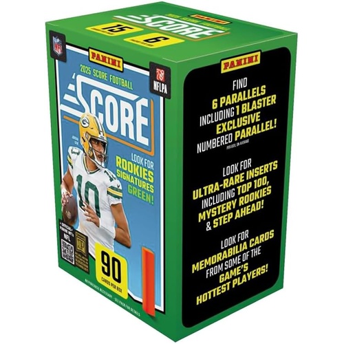 Panini Score 2025 NFL Football Blaster Box 6 packs of 15 cards
