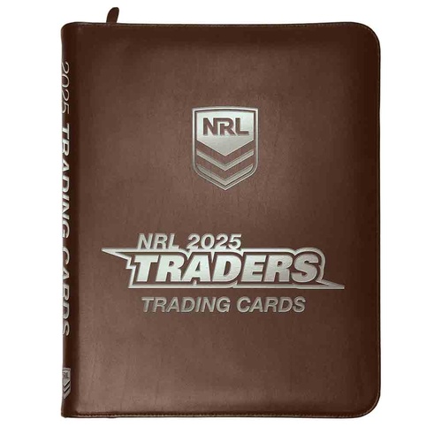2025 TLA NRL Traders Hobby Folder / Album for trading cards free card
