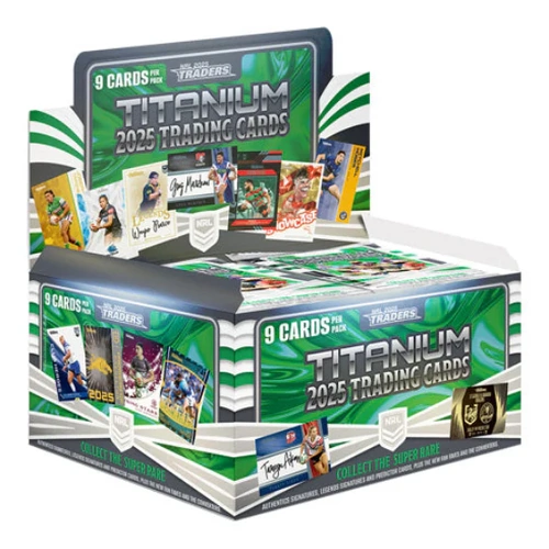 2025 NRL Traders Rugby Trading Cards PRIORITY Titanium Hobby Box sealed