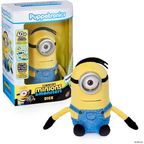 Universal Minions Dick Palm Puppetronic — Interactive Talking Hand Puppet Toy