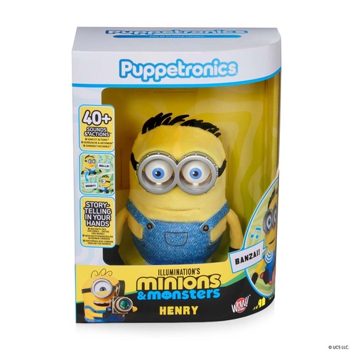 Minions & Monsters Interactive Palm Puppetronic - Henry