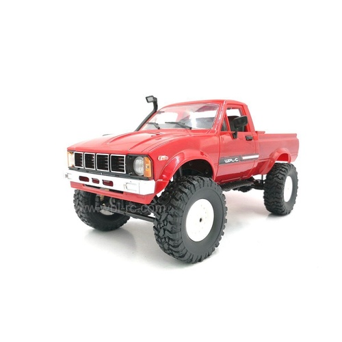 WPL C24 1/16 RC Pick-up Truck RTR Red rock crawler