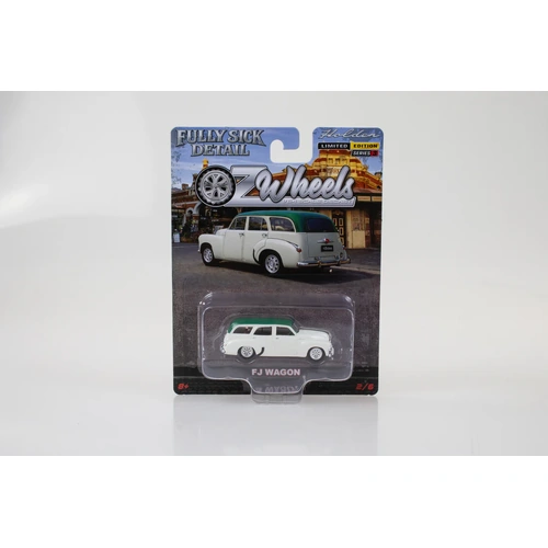 1:64 Oz Wheels FSD Series 3 FULLY SICK DETAIL  White FJ Wagon