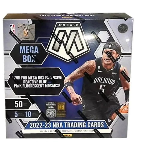 2022/23 Panini Mosaic Basketball Mega Box (Blue & Pink Mosaics!)
