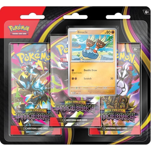 POKEMON TCG: MEGA EVOLUTION 5 PITCH BLACK 3 PACK BLISTER
