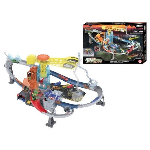 Fast & Furious – Wrecking Ball Rampage Playset like hot wheels