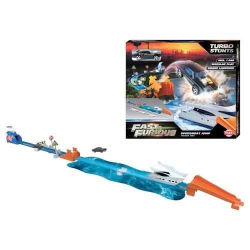 Fast & Furious – Speedboat Jump Playset like hot wheels