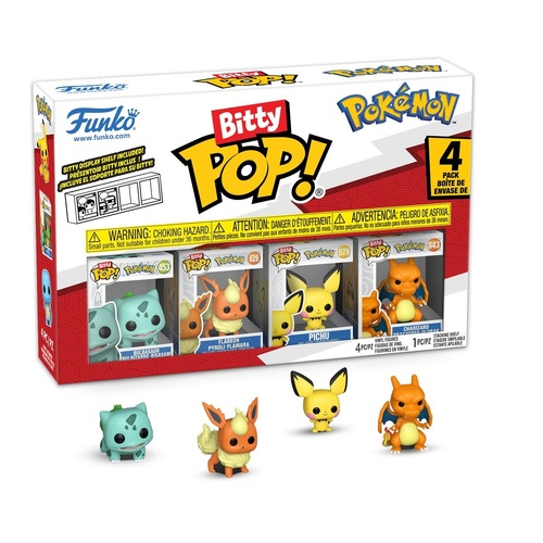 Pokémon Bulbasaur Bitty 4 Pack Funko POP! Vinyl