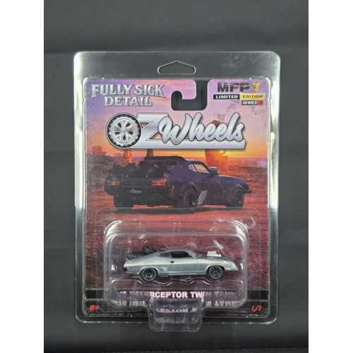 1:64 Oz Wheels FSD Limited Edition Series 3 V8 Interceptor Twin Tank - Raw Chase