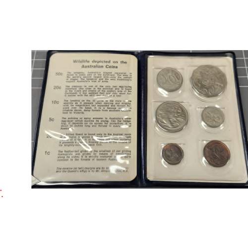 Australia 1969 UNC Mint Set In Blue Folder
