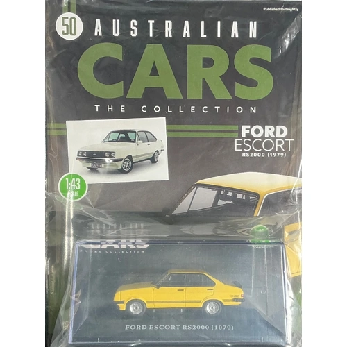 AUSTRALIAN CARS THE COLLECTION 1:43 - issue #50 FORD ESCORT RS2000 1979 (2026)