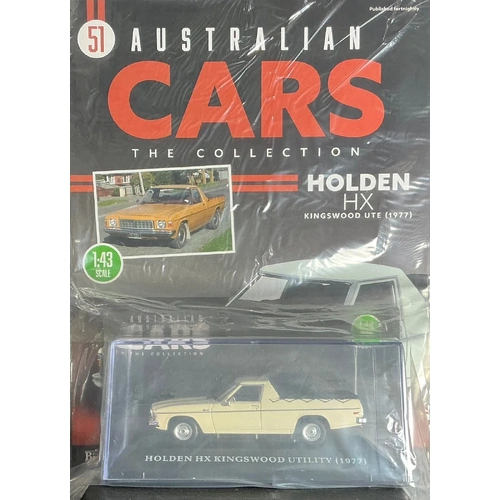 AUSTRALIAN CARS THE COLLECTION 1:43 2026 - issue #51 HOLDEN HX KINGSWOOD UTE 1977