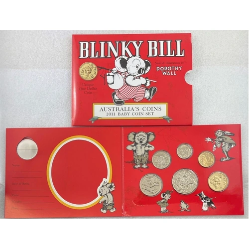 2011 Australia Blinky Bill Baby Uncirculated RAM Set - Dorothy Wall $1