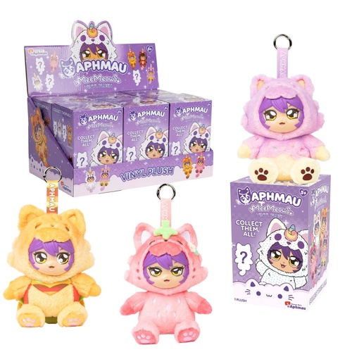 Aphmau Vinyl Plush Key Chain Collectible Single pack blind box