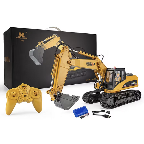 Huina 1535 RC Excavator Electric Tracked 1/14 Scale RTR