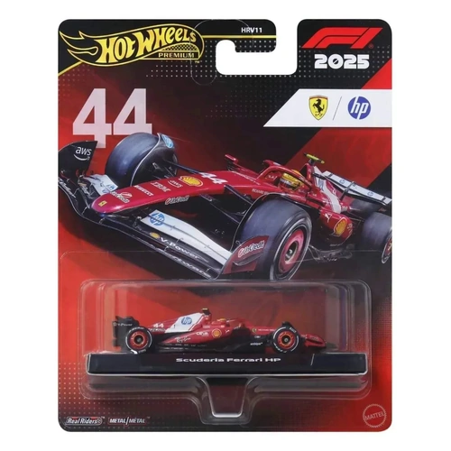 Hot Wheels Formula 1 F1 Ferrari Lewis Hamilton #44 Premium 1:64 Vehicle