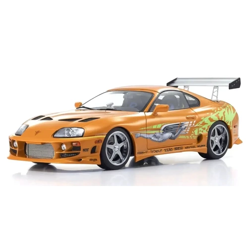 Brians Kyosho 1/18 Toyota Supra Turbo "Fast & Furious" (Orange Pearl) Diecast Model Car