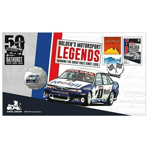 2019 50c 1996 Holden VR Commodore - Bathurst Wins - Motorsport Legend PNC