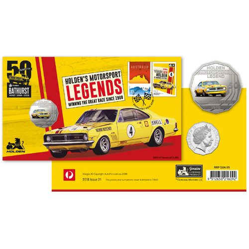 2018 50c 1970 Holden HT Monaro - Motorsport Legend PNC
