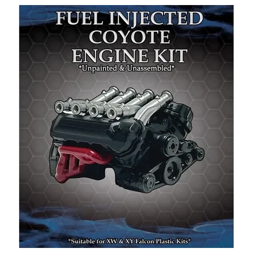 DDA 1/24 Ford XW/XY Fuel Injected Coyote Engine Plastic Kit