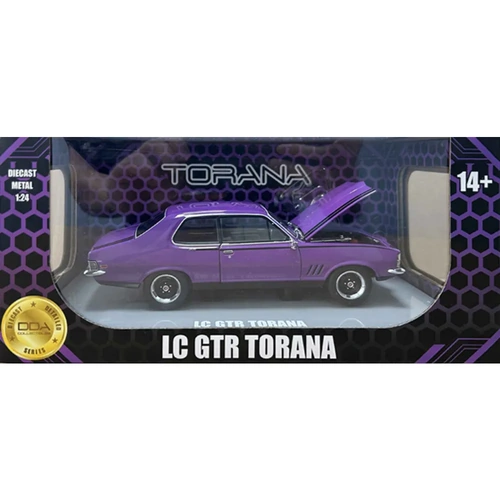 1:24 Purple LC GTR Torana Fully Detailed Opening Doors, Bonnet and Boot 627